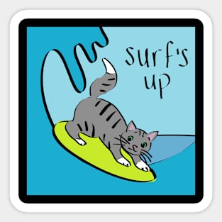 Surf's Up Sticker